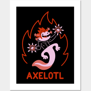 Axelotl Posters and Art